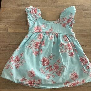 Janie and Jack Blue and Pink Dress